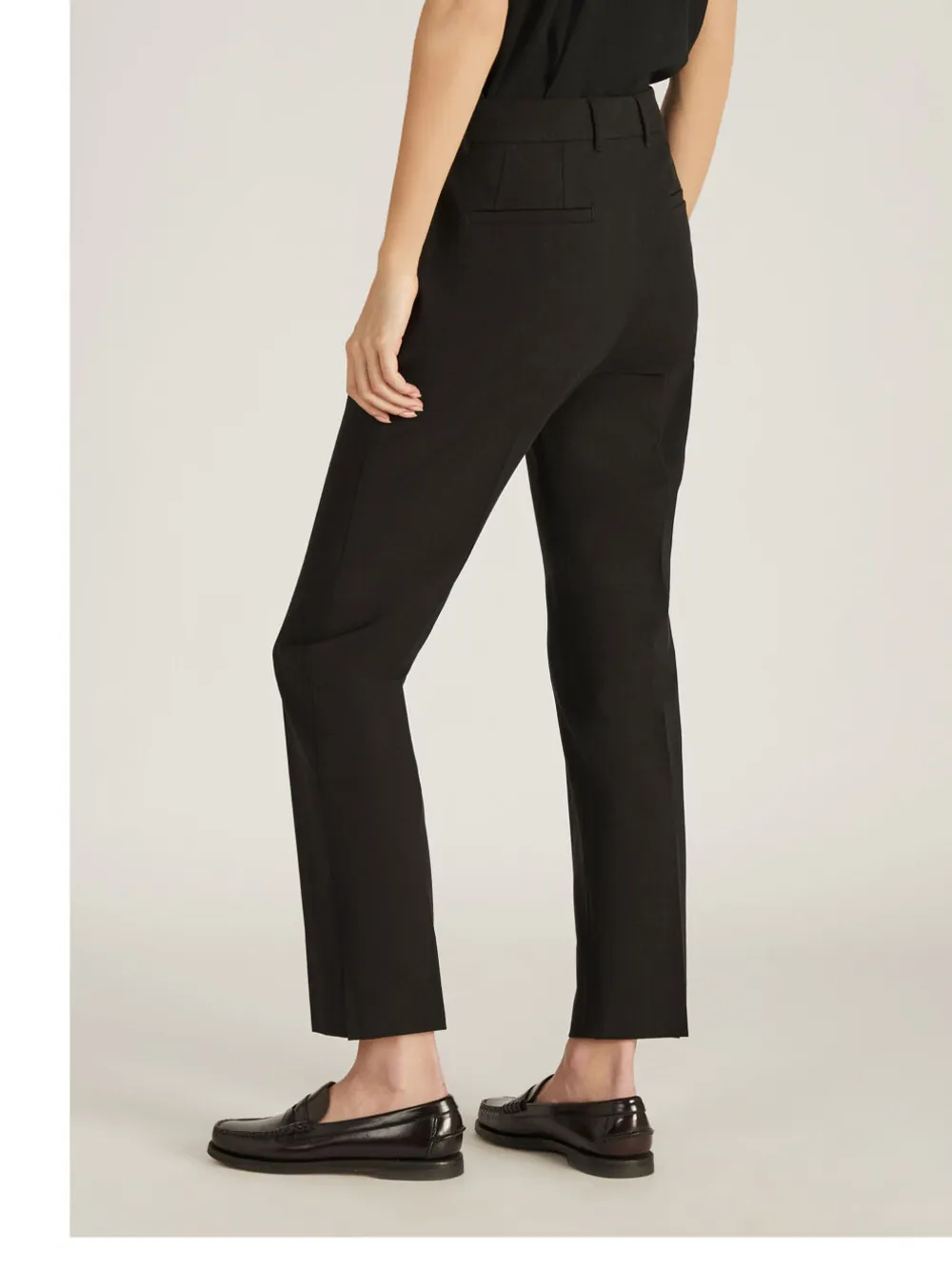 Incotex Trousers With Back Pockets And Belt Loops In Black