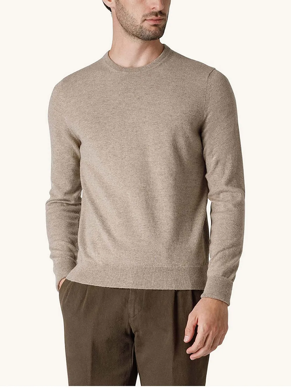 Drumohr Cashmere Jumper In Neutrals
