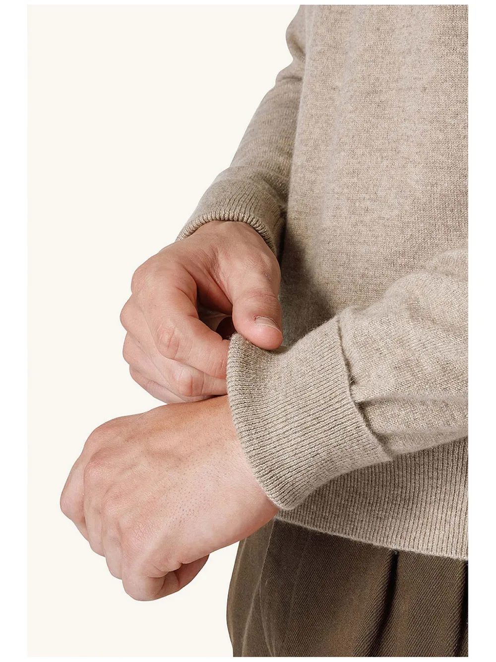 Drumohr Cashmere Jumper In Neutrals