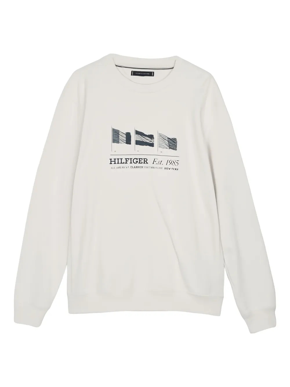 Tommy Hilfiger sudadera con banderas estampadas | blanco | Image 1
