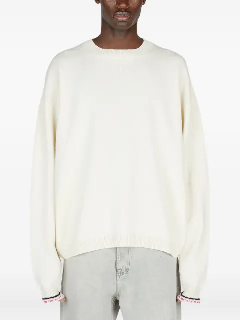 Diomene dropped-shoulder ribbed-cuff sweater