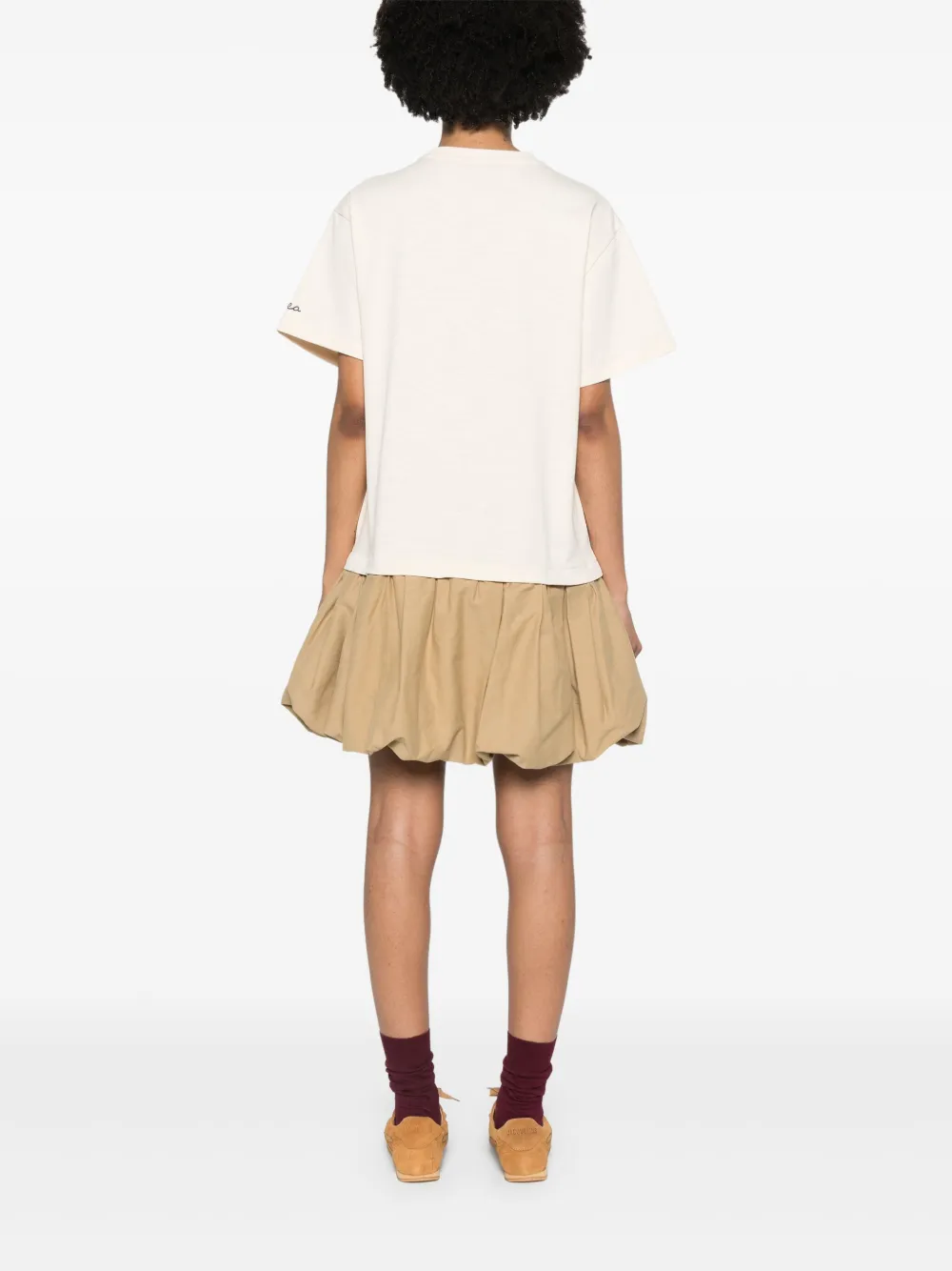 Shop Sea Carolina Mini Dress In Neutrals