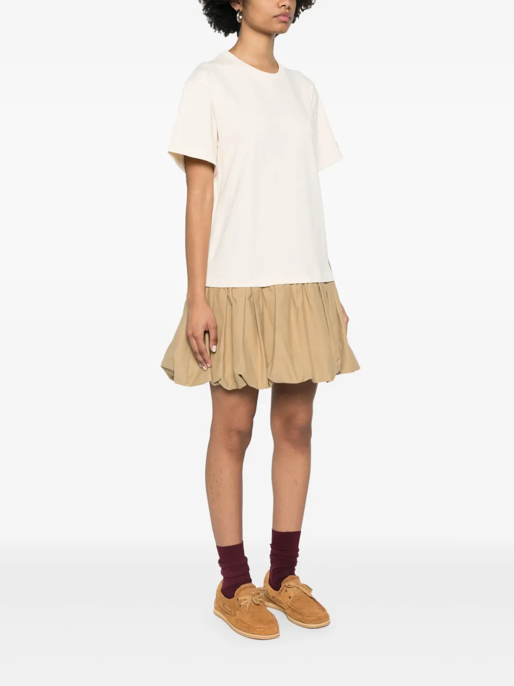 Shop Sea Carolina Mini Dress In Neutrals