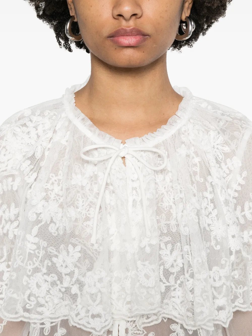 Sea Marja Top In White