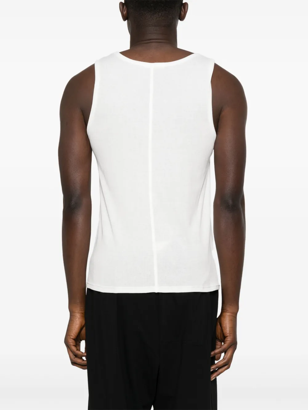 The Row Geripptes Trägershirt In White