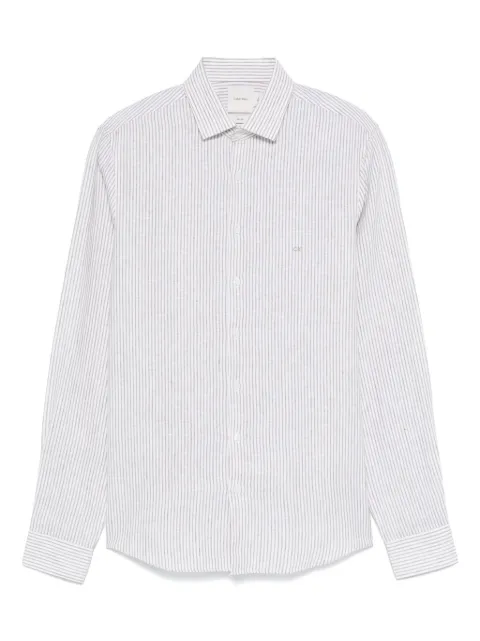 Calvin Klein linen striped shirt