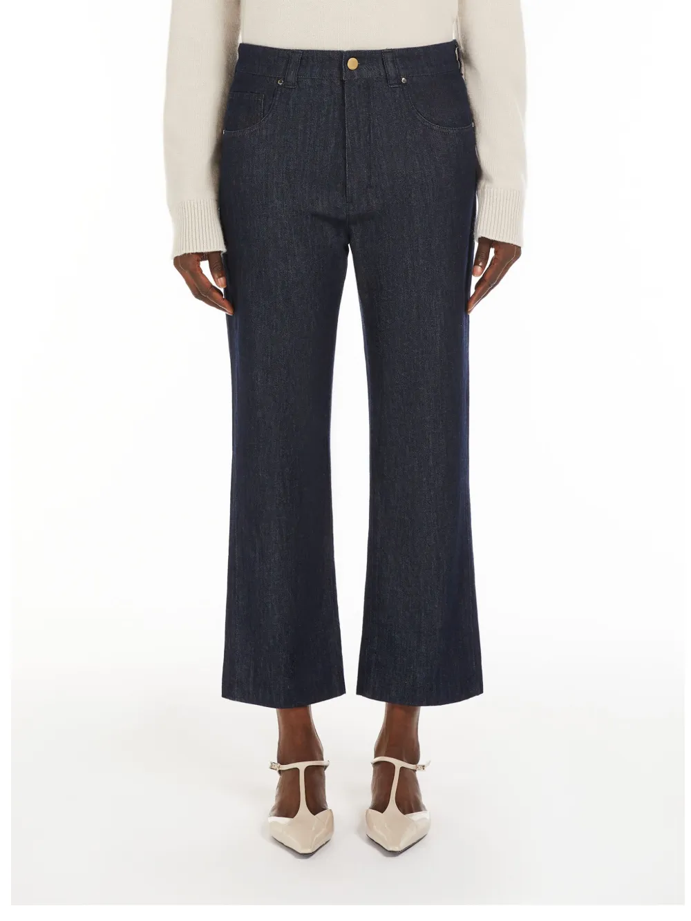 Shop 's Max Mara Button-fastening Jeans In Blue
