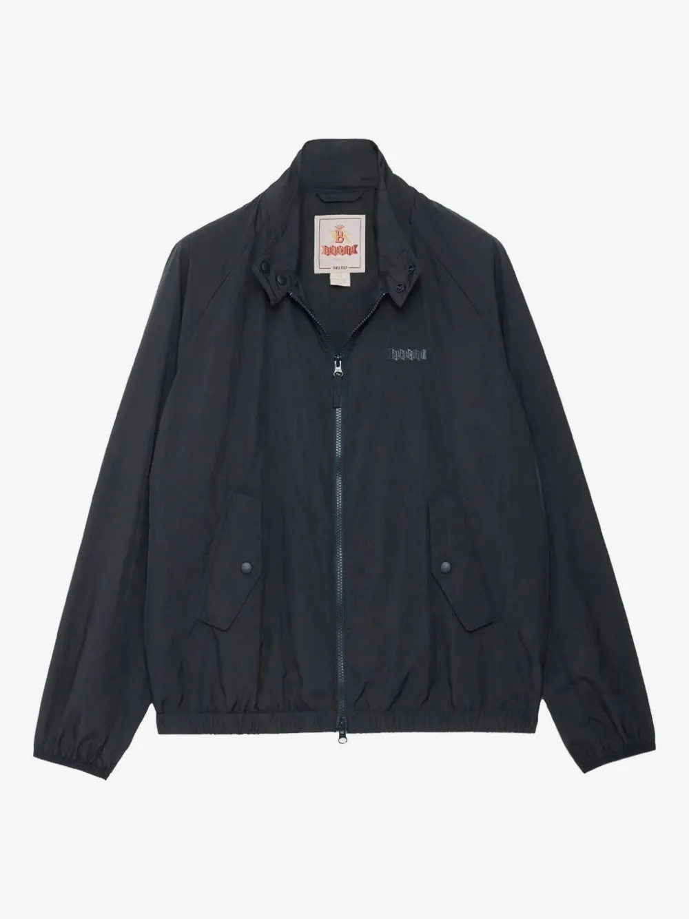 Baracuta logo-print jacket | Blue | Image 1