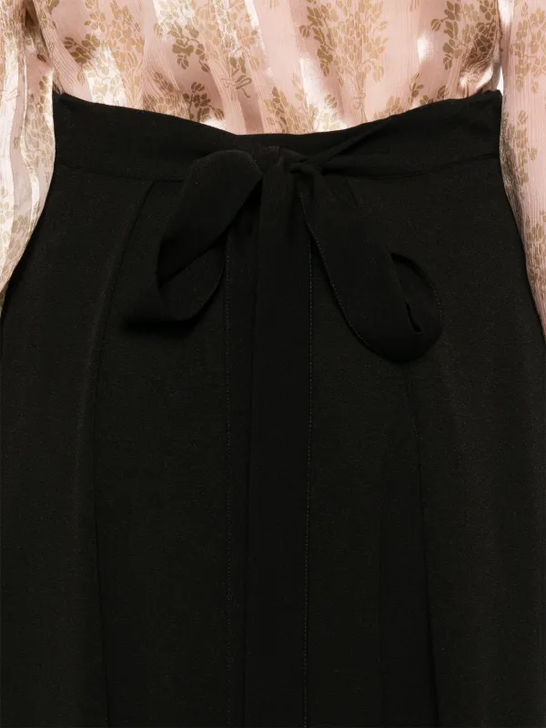 FENDI Silk Skirt | Black | FARFETCH NO