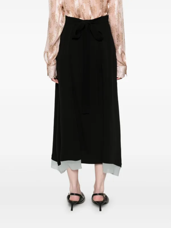 スカート Fendi Black Silk Skirt FENDI Silk Skirt | Black | FARFETCH NO