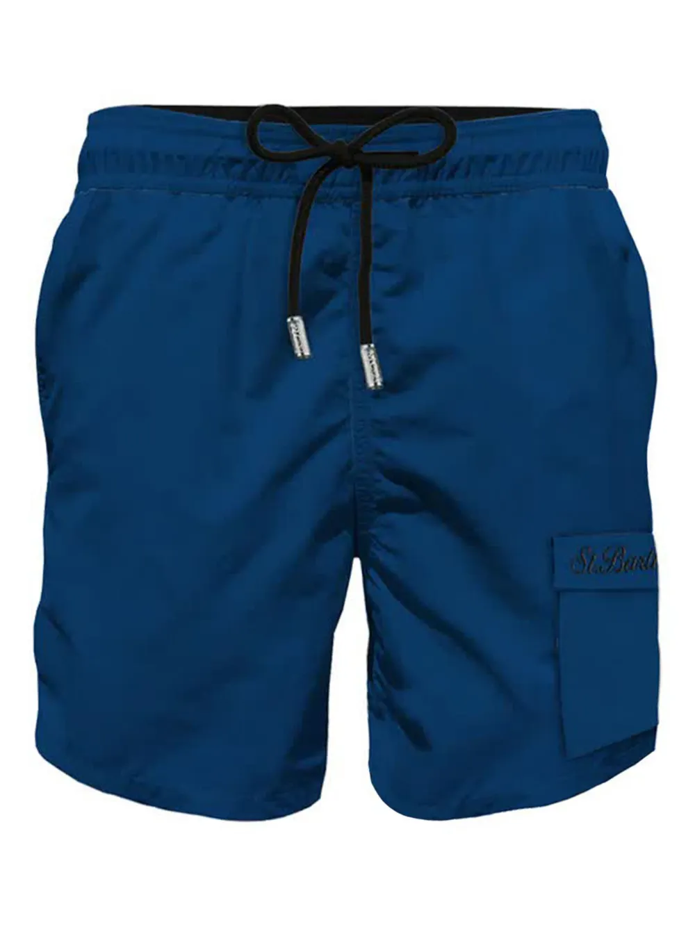 MC2 Saint Barth Zwembroek met geborduurd logo Blauw
