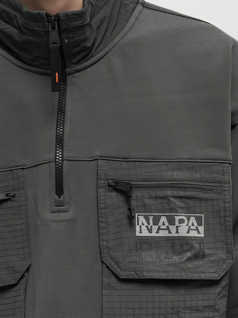 Napapijri B-tusco Sweatshirt In Grey