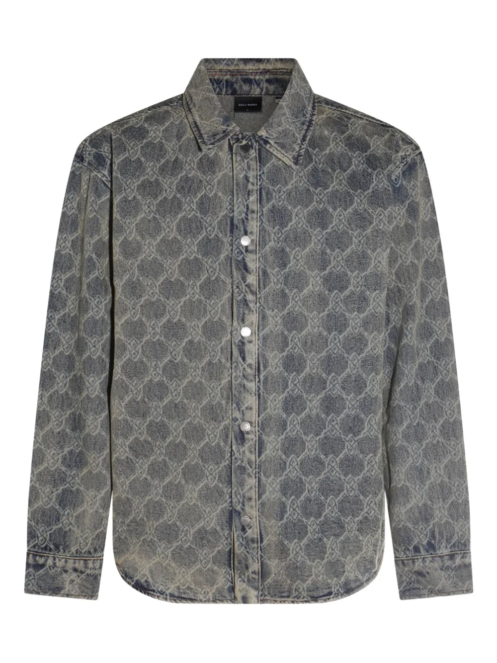 Daily Paper camisa con logo estampado | azul | Image 1
