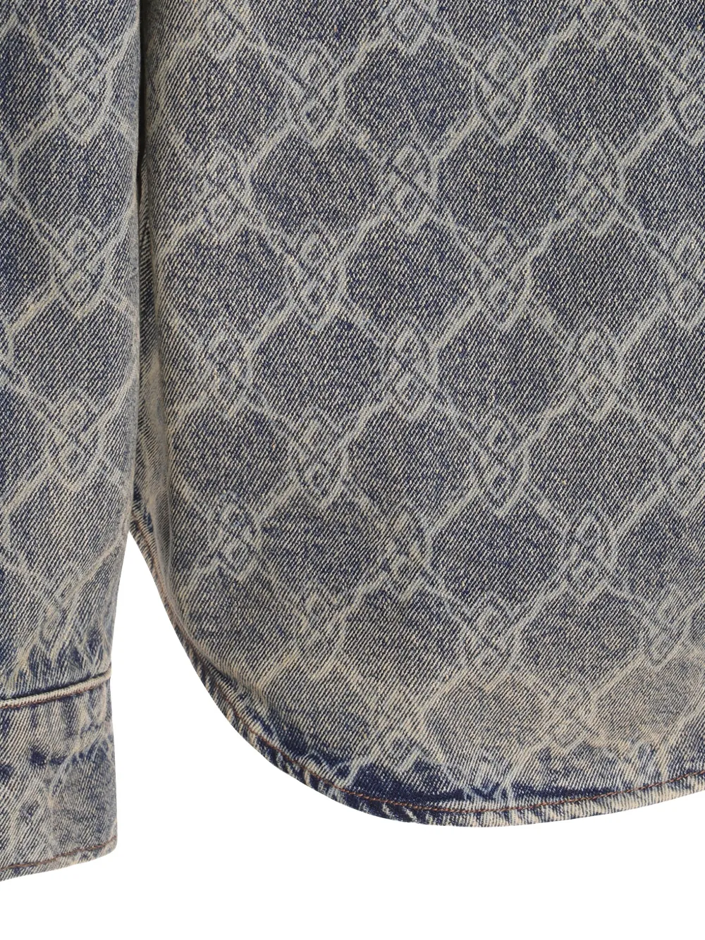 Daily Paper Overhemd met logoprint Blauw