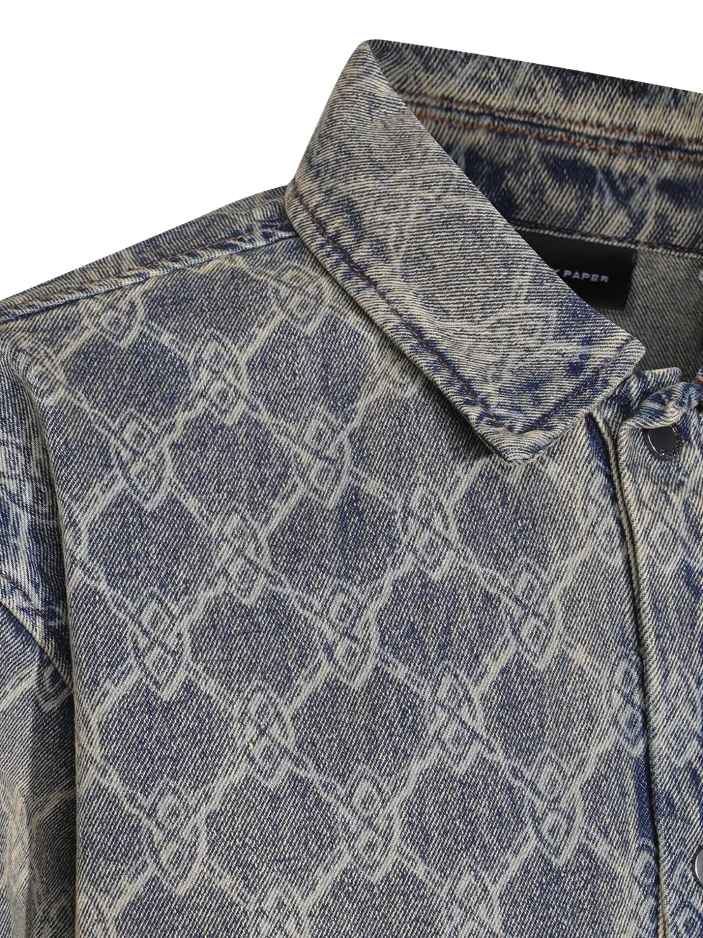 Daily Paper Overhemd met logoprint Blauw