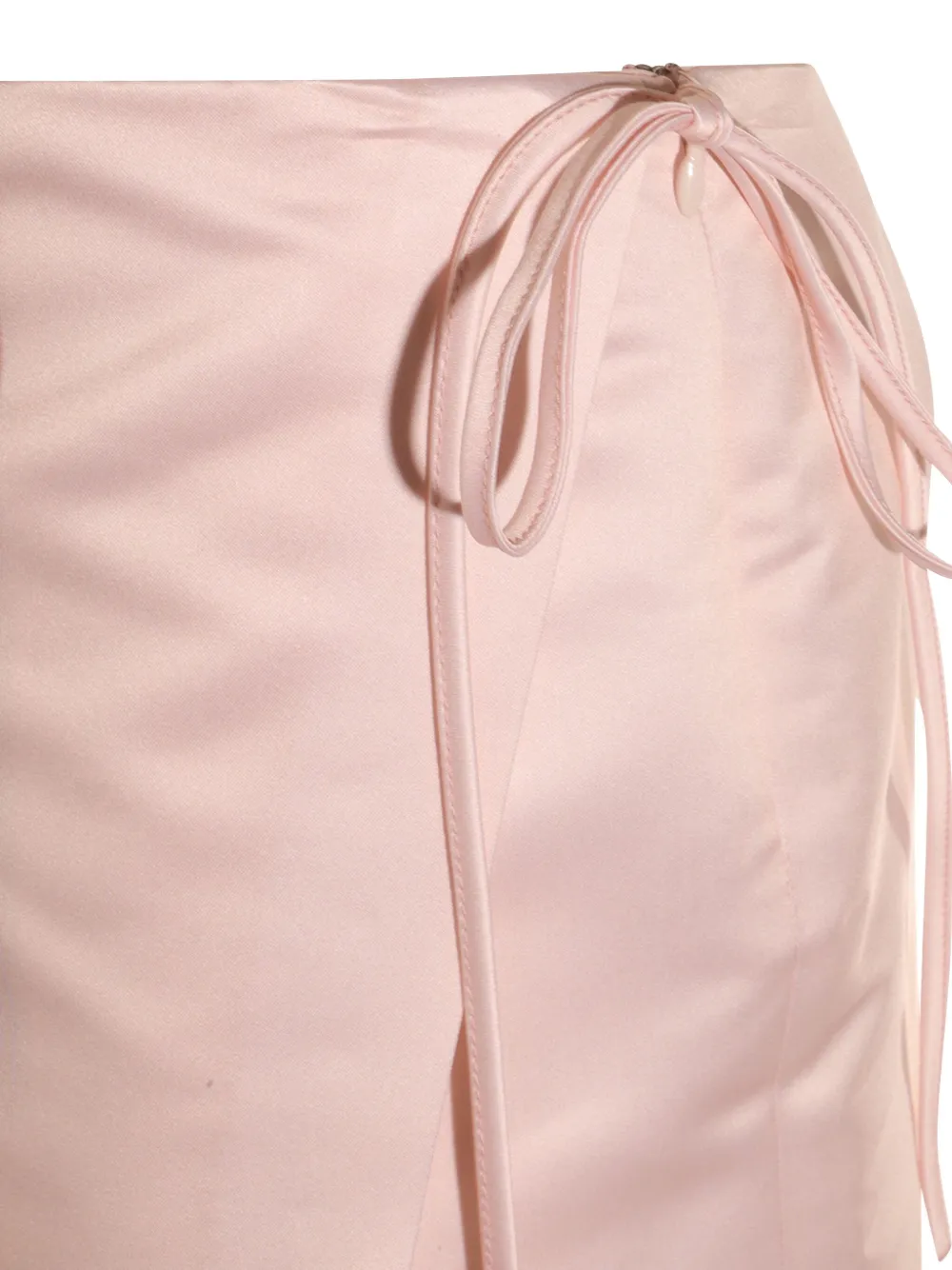 Blumarine Midi-rok met satijnen afwerking Roze