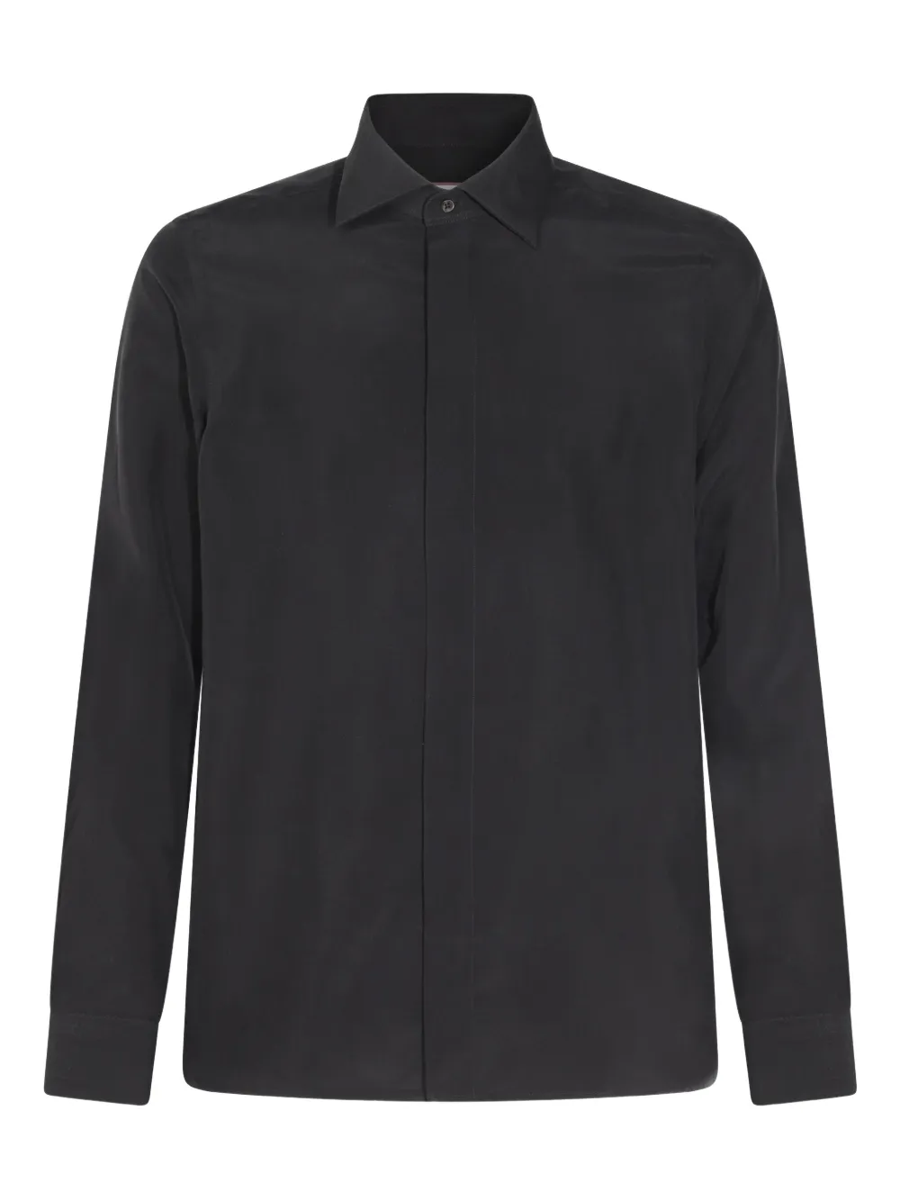 Canali camisa de seda | negro | Image 1