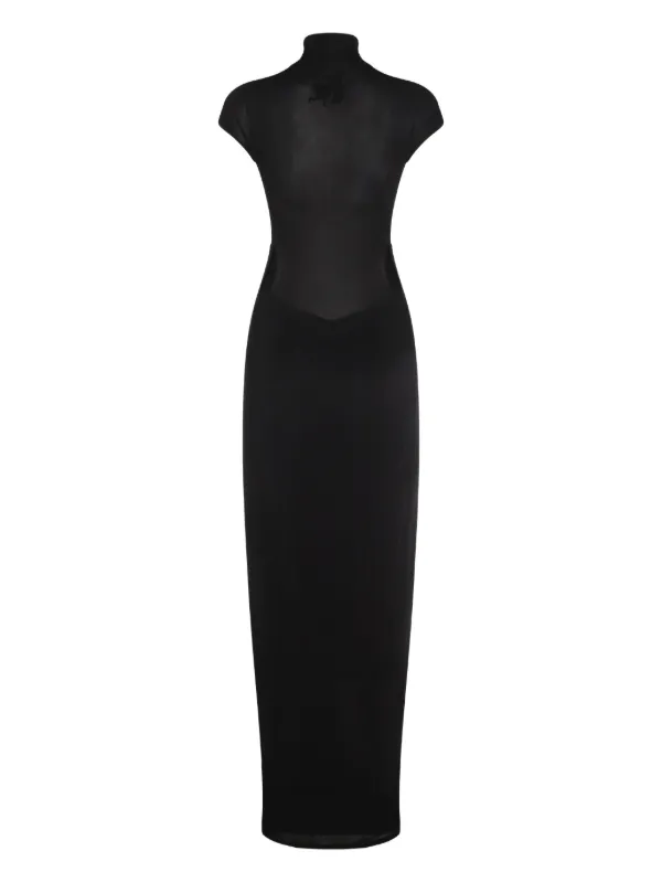 Jean Paul Gaultier floral-print Midi Dress | Black | FARFETCH