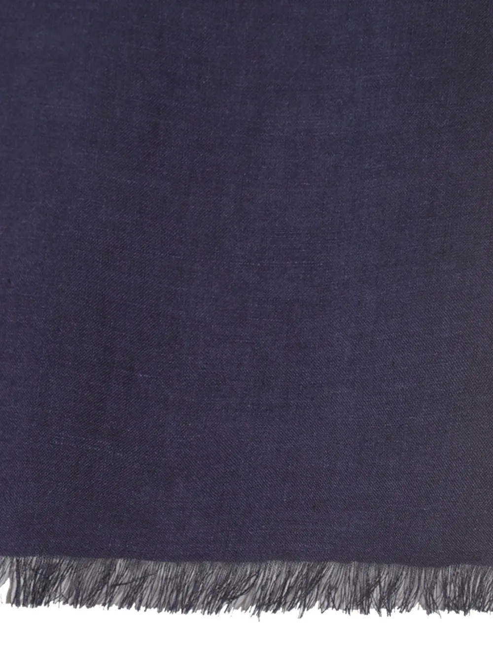 Antonelli Dark Blue Linen Top In Blue