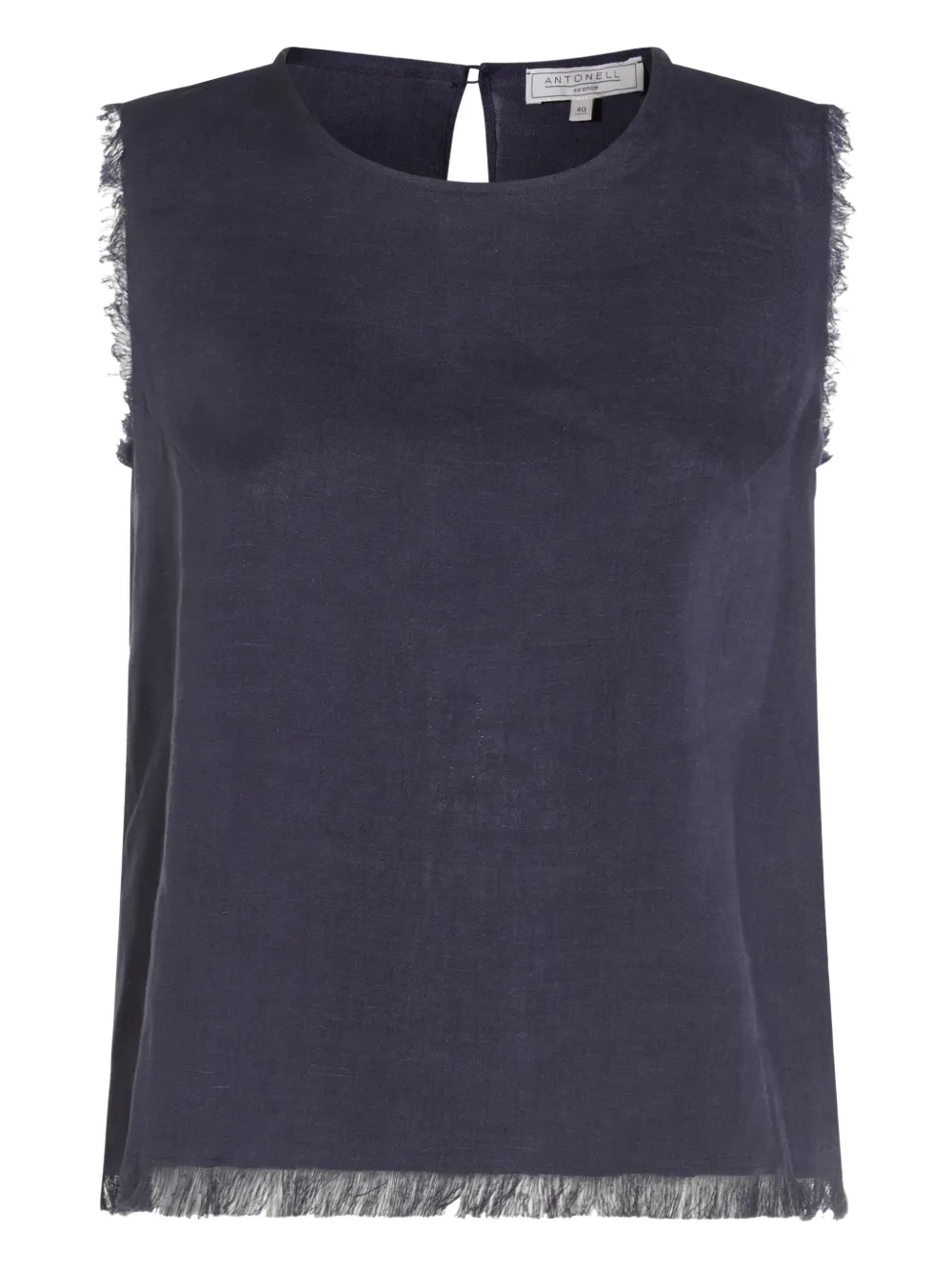 Antonelli top de lino | azul | Image 1