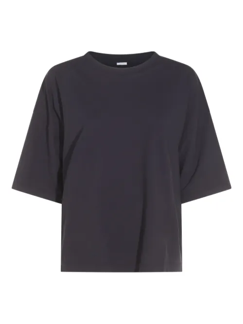 Malo t-shirt à patch logo - Bleu - Malo - Modalova