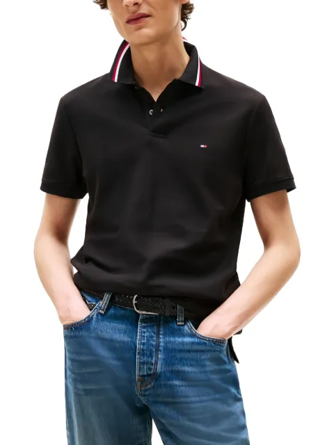 Tommy Hilfiger logo-embroidered polo shirt