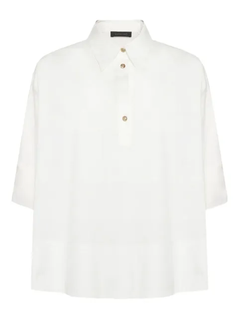 ELENA MIRO` classic-collar blouse