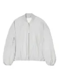 OOF WEAR logo-patch bomber jacket - Grey