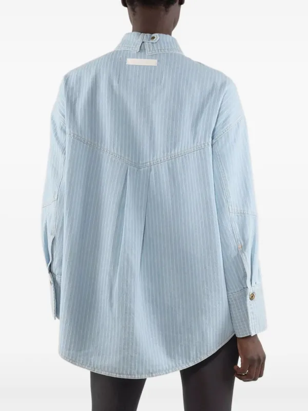 OOF WEAR Striped Jacket | Blue | FARFETCH