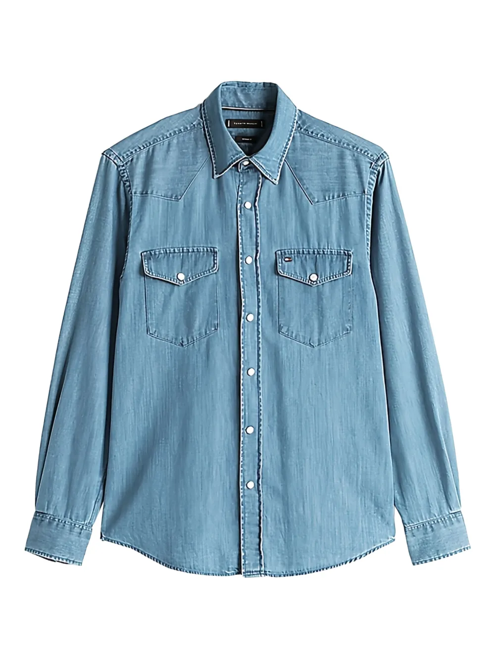 Tommy Hilfiger camisa de mezclilla estilo Western | azul | Image 1