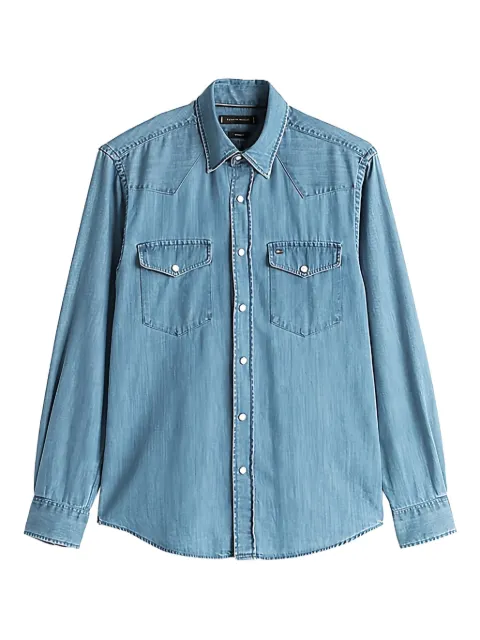Tommy Hilfiger camisa de mezclilla estilo Western