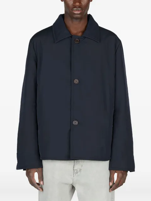 Diomene button-fastening padded jacket