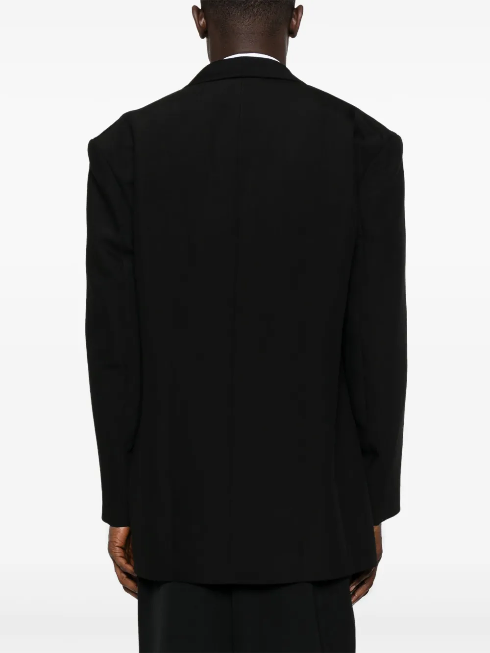 The Row Blazer met enkele rij knopen Zwart