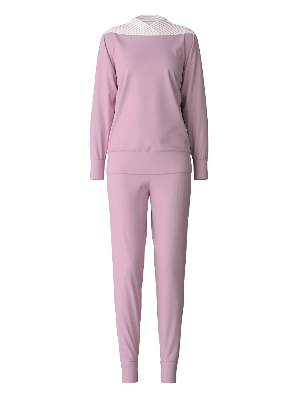 CALIDA striped-detail pajamas | Pink | Image 1