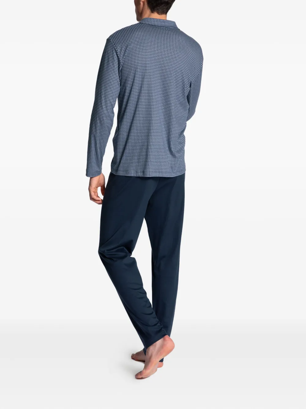 CALIDA Katoenen pyjama Blauw