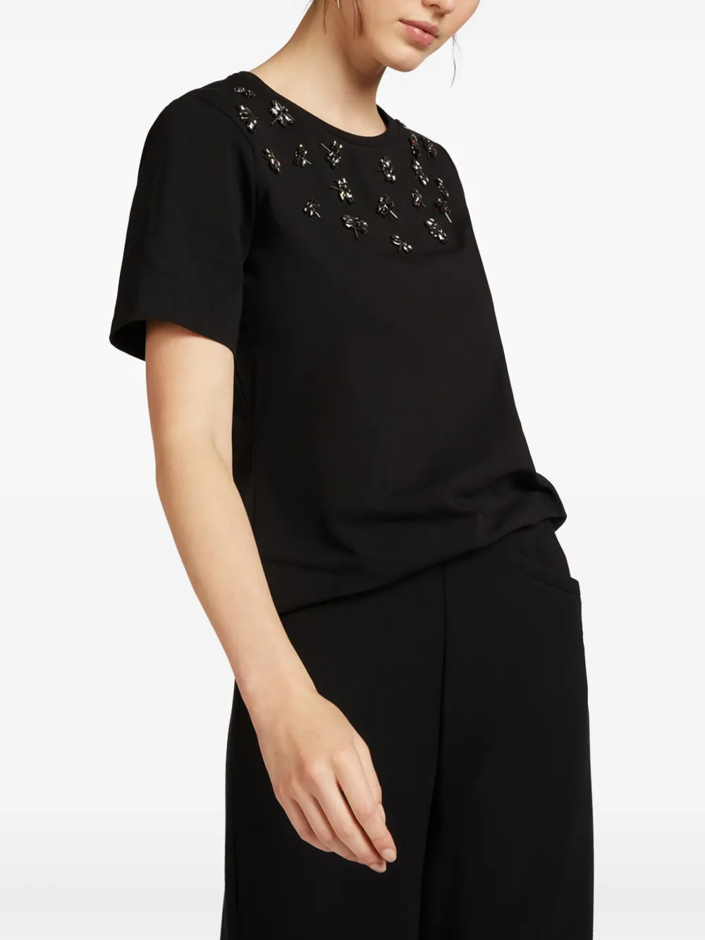 ELENA MIRO` embroidered-motif T-shirt | T-Shirts & Jersey Shirts | Image 2