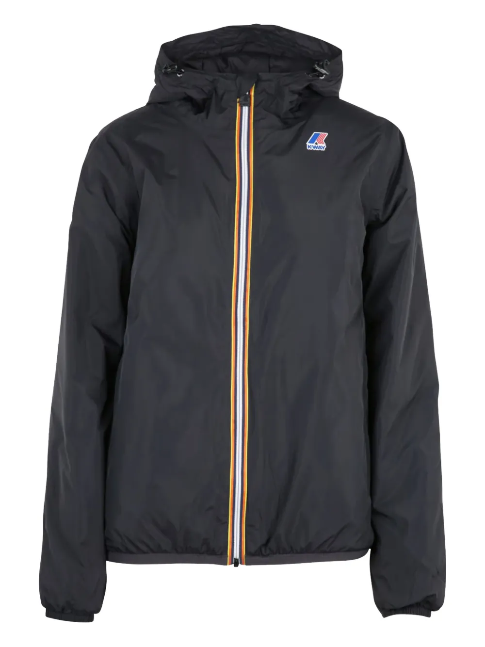 K-Way logo-patch jacket | Blue | Image 1