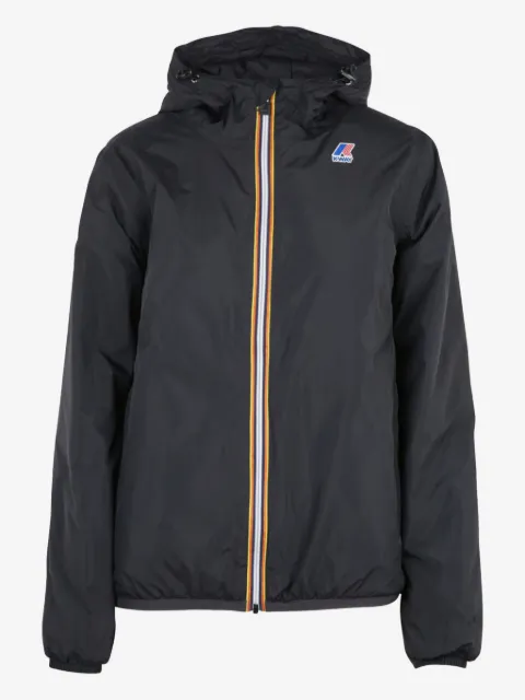 K-Way logo-patch jacket 