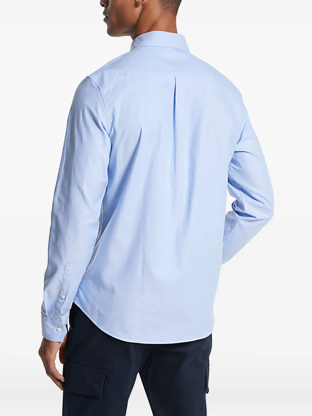 Michael Kors Patch-pocket Shirt In Blue