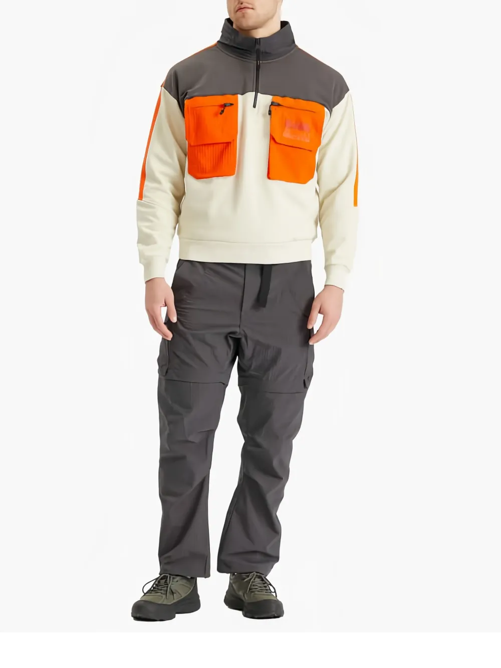 Napapijri Tusco Half-zip Sweatshirt In Neutrals