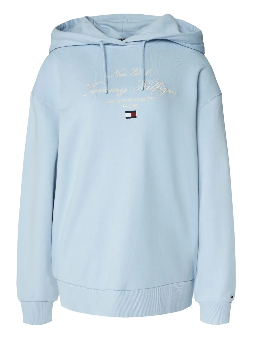 Tommy Hilfiger Hoodie met geborduurd logo Blauw