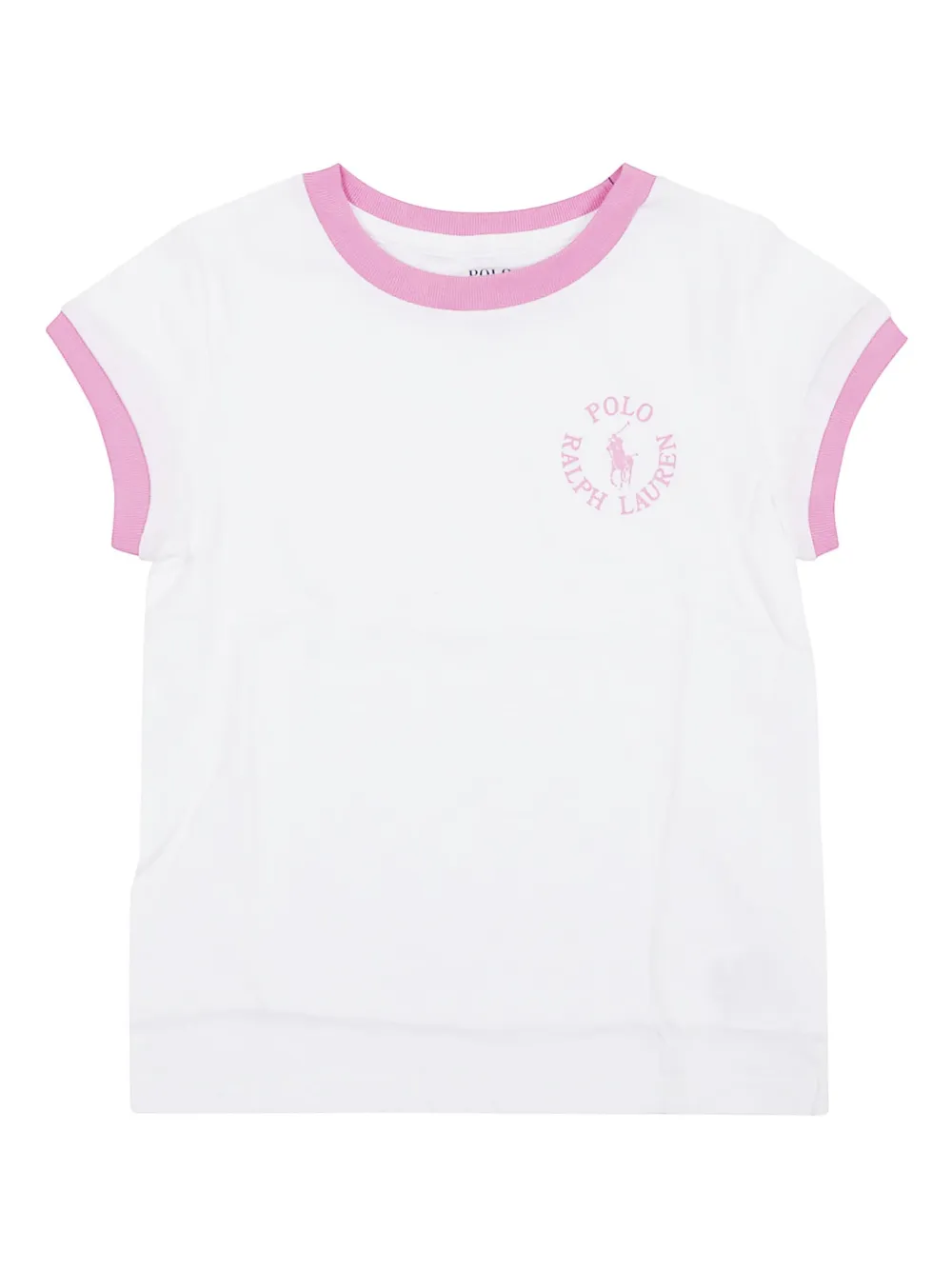 POLO RALPH LAUREN KIDS ポロポニー プリント Tシャツ - ホワイト POLO RALPH LAUREN KIDS ポロポニー プリント Tシャツ - ホワイト