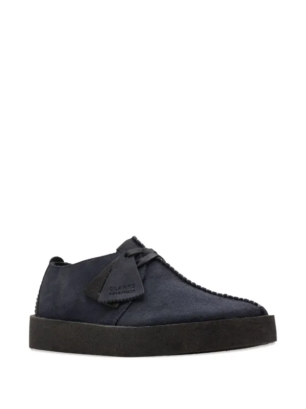 Clarks Desert Boots Navy Blue Clarks Originals Leather 