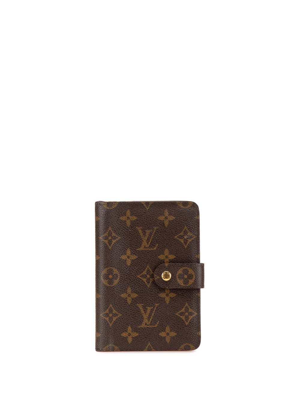 Louis Vuitton Pre-Owned 2001 モノグラム ポルトパピエ ジップ ウォレット 財布 - ブラウン Louis Vuitton Pre-Owned 2001 モノグラム ポルトパピエ ジップ ウォレット 財布 - ブラウン