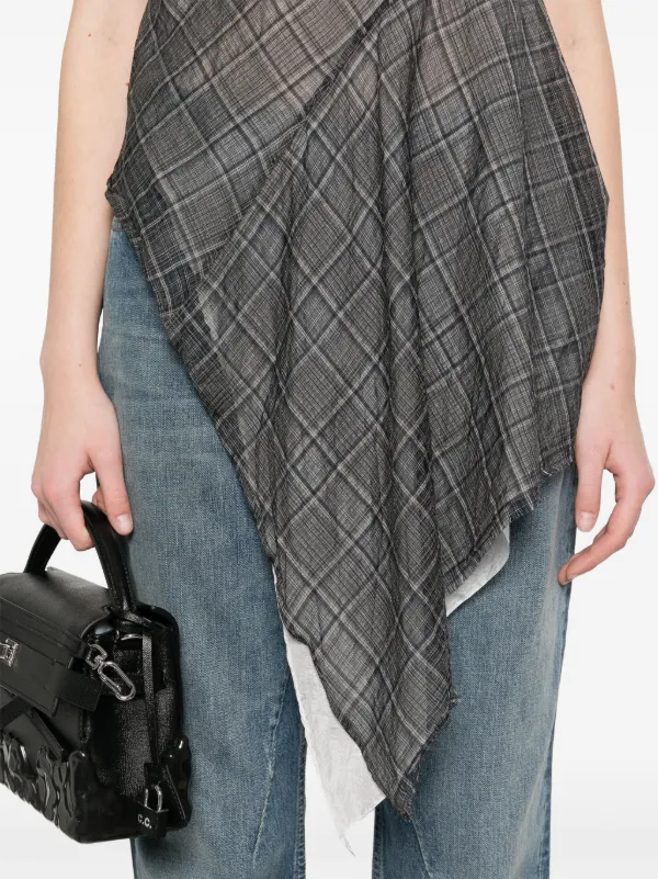 Marc Le Bihan チェック トップ | グレー | FARFETCH JP