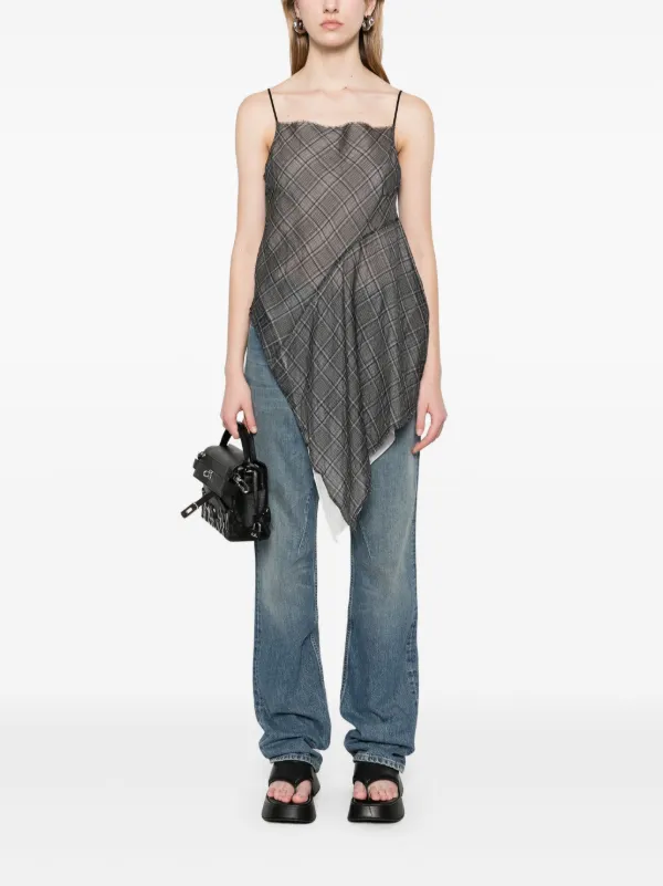 Marc Le Bihan チェック トップ | グレー | FARFETCH JP