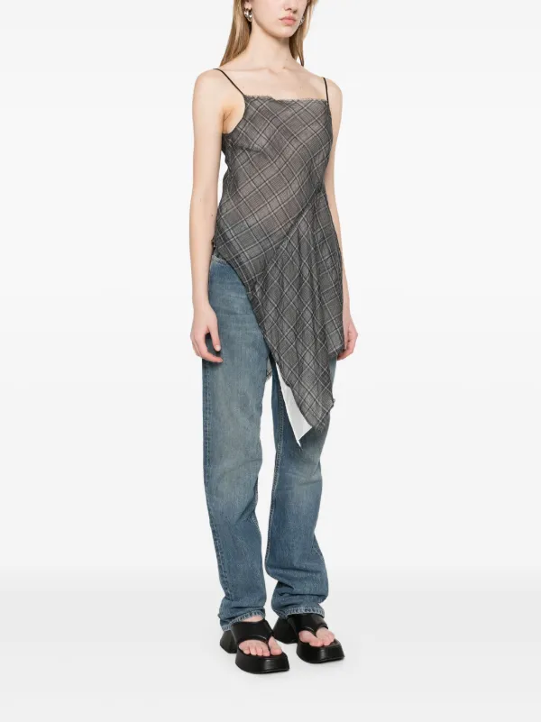 Marc Le Bihan チェック トップ | グレー | FARFETCH JP