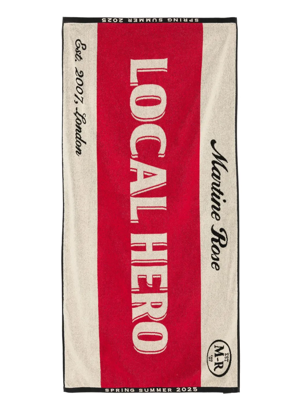 Martine Rose Local Hero strandlaken Rood