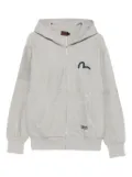 EVISU zip-up hoodie - Grey