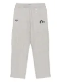EVISU logo-embroidered track pants - Grey